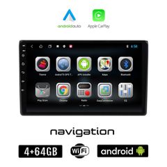 AUDI A4 (2002-2008) Android οθόνη αυτοκίνητου 4GB + 64GB με GPS WI-FI (ηχοσύστημα αφής 9" ιντσών OEM Android Auto Apple Carplay Youtube Playstore MP3 USB Radio Bluetooth Mirrorlink εργοστασιακή, 4x60W