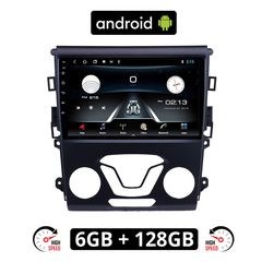 FORD MONDEO (μετά το 2013) Android οθόνη αυτοκίνητου 6GB με GPS WI-FI (ηχοσύστημα αφής 9" ιντσών OEM Youtube Playstore MP3 USB Radio Bluetooth Mirrorlink εργοστασιακή, 4x60W, AUX, πλοηγός)
