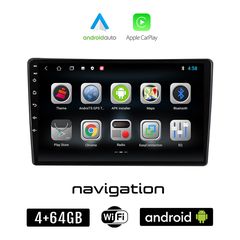 CITROEN C5 (2007 - 2017) Android οθόνη αυτοκίνητου 4GB + 64GB με GPS WI-FI (ηχοσύστημα αφής 10" ιντσών OEM Android Auto Apple Carplay Youtube Playstore MP3 USB Radio Bluetooth Mirrorlink εργοστασ