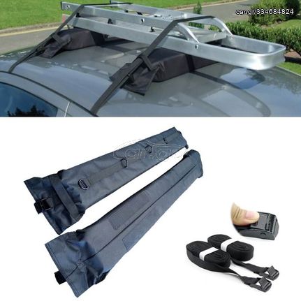 Υφασμάτινες Μπάρες Οροφής / Σχάρα Universal Για Κανό & Kayak "Soft Rack" Large 106 X 17,5 X 6cm Oxford Cloth K-2300-80D 2 Τεμάχια 