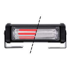 GloboStar® 85035 PRO Series ΣΕΤ 4 x Μπάρες Σήμανσης Οχήματος Αστυνομίας με 13 Προγραμμάτων Φωτισμού LED CREE CXB COB 36W DC 10-30V Αδιάβροχο IP65 Κόκκινο & Μπλε-thumb-3