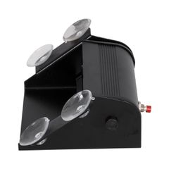 GloboStar® 85103 PRO Series Μπάρα Σήμανσης με Βεντούζες Στήριξης για Παρμπρίζ Οχήματος Οδικής Βοήθειας με 9 Προγραμμάτων Φωτισμού STROBE LED SMD 4W DC 10-30V IP20 Πορτοκαλί-thumb-4