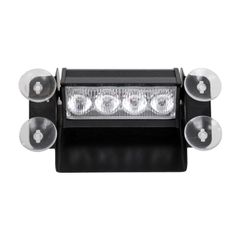 GloboStar® 85103 PRO Series Μπάρα Σήμανσης με Βεντούζες Στήριξης για Παρμπρίζ Οχήματος Οδικής Βοήθειας με 9 Προγραμμάτων Φωτισμού STROBE LED SMD 4W DC 10-30V IP20 Πορτοκαλί-thumb-3