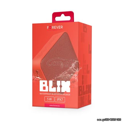 Αδιάβροχο Ηχείο Bluetooth 5W Forever Blix 5 BS-800 Κόκκινο