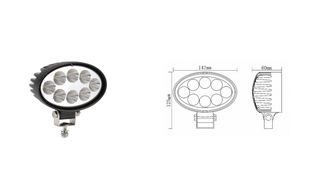 ΦΑΝΑΡΙ ΕΡΓΑΣΙΑΣ LED 24W 8 LED FLOOD 12-24V 1920Lumens