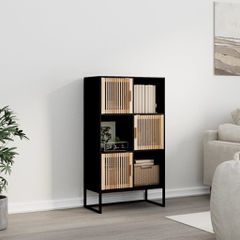 Ντουλάπι Μαύρο 70 x 35 x 125 εκ. από Επεξεργασμένο Ξύλο 352137