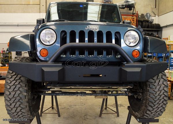 JEEP WRANGLER JK Σιδερένιος Μπροστινός Προφυλακτήρας HEAVY DUTY MADE BY RAPTOR4X4 ***ΛΑΔΑΣ 4Χ4***