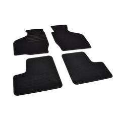 Πατάκια δαπέδου μοκέτας Standard μαύρα συμβατά για Suzuki Ignis (I) 4τμχ.