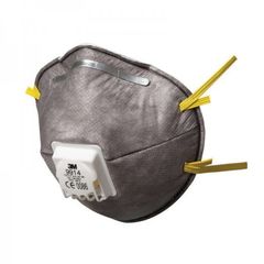 Επαγγελματική Μάσκα Προστασίας Ενεργού Άνθρακα με βαλβίδα - Μοντέλο 3Μ 9914