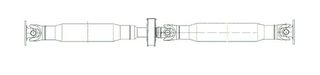 Άξονας μετάδοσης κίνησης MERCEDES SPRINTER 2-T (B901, B902), SPRINTER 3-T (B903); VW LT 28-35 II, LT 28-46 II 2.1D/2.5D 05.96-07.06