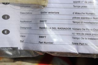 SUZUKI SWIFT SPOILER MPROSTINO MASPIEDES PISO SPOILER 990E0-62J07-thumb-5