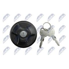 NTY EZC-FT-034 Τάπα, ρεζερβουάρ καυσίμων με κλειδί, μαύρο, με βαλβίδα εξαέρωσης-thumb-2
