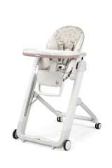 Peg Perego Siesta Follow Me Αναδιπλούμενο Καρεκλάκι Φαγητού με Μεταλλικό Σκελετό & Κάθισμα Aquarelle