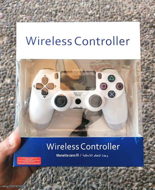 ps4 ασυρματο κοντρολ λευκο