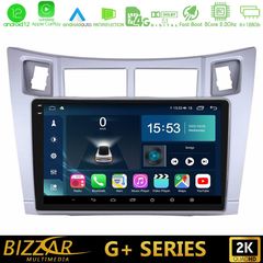 Bizzar G+ Series Toyota Yaris 8core Android12 6+128GB Navigation Multimedia Tablet 9″ (Ασημί Χρώμα)