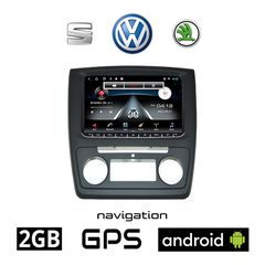 SKODA YETI (2009 - 2014) Android 2GB οθόνη αυτοκίνητου με GPS WI-FI (ηχοσύστημα αφής 9" ιντσών OEM Android Auto Apple Carplay Youtube Playstore MP3 USB Radio Bluetooth Mirrorlink εργοστασιακή, 4x