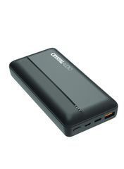 Crystal Audio PBK5K Power Bank 20000mAh 20W με Θύρα USB-A και Θύρα USB-C Power Delivery Μαύρο