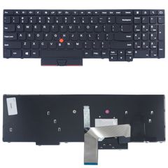 Πληκτρολόγιο - Laptop Keyboard για Lenovo Thinkpad Edge E530 3259 E530C 3366 E535 3260 E545 20B2 04W2443 04Y0301 04Y0264 04W2480 0C01700 V132020AS3 US Pointer Black ( Κωδ.40619US )