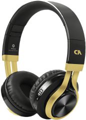Crystal Audio BT-01-KG Ασύρματα/Ενσύρματα On Ear Ακουστικά, Χρυσά