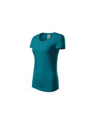 Malfini Ανδρικό Διαφημιστικό T-shirt Κοντομάνικο σε Μπλε Χρώμα MLI-17293