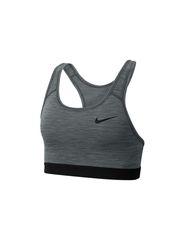 Nike Dri-Fit Swoosh Γυναικείο Αθλητικό Μπουστάκι Γκρι BV3900-084
