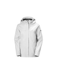 Helly Hansen Aden Γυναικείο Αθλητικό Μπουφάν Αδιάβροχο Λευκό 62650-001