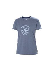 Helly Hansen Skog Recycled Graphic Γυναικείο T-shirt Μπλε 63083-585