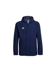 Adidas Παιδικό Αθλητικό Μπουφάν Κοντό με Κουκούλα Navy Μπλε Entrada 22 IK4012