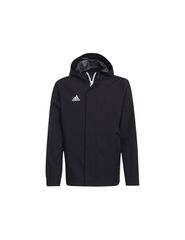 Adidas Παιδικό Αθλητικό Μπουφάν Κοντό με Κουκούλα Μαύρο IK4014