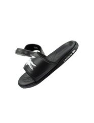 Lacoste Dualiste Slides σε Μαύρο Χρώμα 43CMA0020312