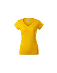 Malfini Γυναικείο Διαφημιστικό T-shirt Κοντομάνικο σε Κίτρινο Χρώμα MLI-16204