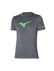 Mizuno Ανδρικό Αθλητικό T-shirt Κοντομάνικο Γκρι J2GAA00608