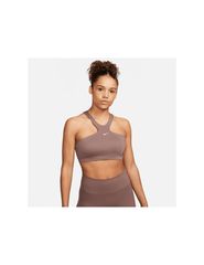 Nike Swoosh Γυναικείο Αθλητικό Μπουστάκι Plum Eclipse με Επένδυση DV9957-291