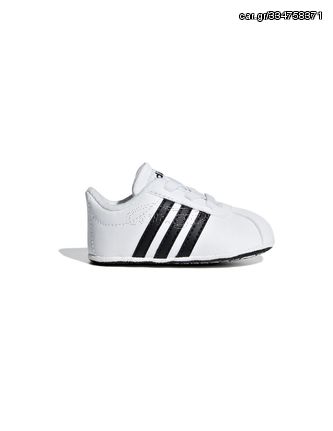 Adidas Βρεφικά Sneakers Αγκαλιάς Λευκά Court F36605