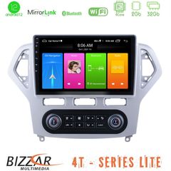 Bizzar 4T Series Ford Mondeo 2007-2011 (Auto A/C) 4Core Android12 2+32GB Navigation Multimedia Tablet 9″