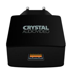 Crystal Audio QP-3 Φορτιστής Χωρίς Καλώδιο με Θύρα USB-A Quick Charge 3.0 Μαύρος
