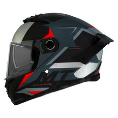 ΚΡΑΝΟΣ MT THUNDER4 SV (ECE22.06) EXEO B5 MATT RED-thumb-2