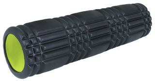 AMILA Foam Roller Plexus 45 Φ14x45cm Μαύρο/Λάιμ (96827)