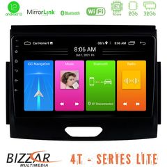 Bizzar 4T Series Ford Ranger 2017-2022 4Core Android12 2+32GB Navigation Multimedia Tablet 9″