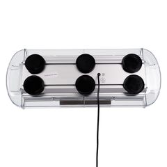 GloboStar® 85184 PRO Series Φάρος Σήμανσης Οχήματος Ασθενοφόρου με 6 Προγραμμάτων Φωτισμού STROBE LED COB 100W DC 10-30V Αδιάβροχος IP66 Ψυχρό Λευκό 6000K-thumb-6