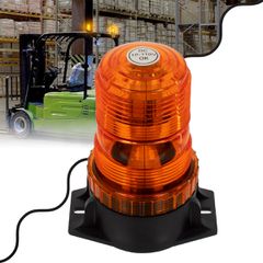 GloboStar® 85195 PRO Series Φάρος Ασφαλείας για Περονοφόρα - Κλαρκ - Αυτοκίνητα & Φορτηγά STROBE LED SMD 5730 40W DC 10-110V Αδιάβροχος IP65 Πορτοκαλί-thumb-1