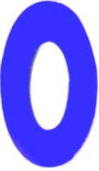 ΑΡΙΘΜΟΣ 07CM 0 ΜΠΛΕ ΑΥΤΟΚΟΛΛΗΤΟ