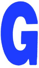 ΓΡΑΜΜΑ 10CM G ΜΠΛΕ ΑΥΤΟΚΟΛΛΗΤΟ