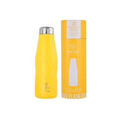 Μπουκάλι Θερμός Travel Flask Save The Aegean Pineapple Yellow 500ml - Estia