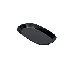 Μπολ PC οβάλ σε χρώμα μαύρο διαστάσεων 17,5x10x2hcm σε πακέτο 10 τεμαχίων