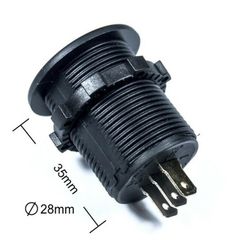 FOUR Connect 4-600155 Voltmeter/Ammeter 12/24V-thumb-1