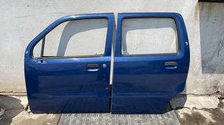 Αριστερές πόρτες εμπρός-πίσω με ηλεκτρικό γρύλο οδηγού από Opel Agila A 1999-2008, Suzuki Wagon R