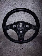 AUDI A4 (1994-2000) ΤΙΜΟΝΙ ΤΡΙΑΚΤΙΝΟ ΔΕΡΜΑΤΙΝΟ ΜΕ ΚΩΔΙΚΟ 4B0419091B (ΓΝΗΣΙΟ)
