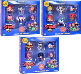 P.M.I Brawl Stars Collectible Figure 8 Pack Deluxe - 080228