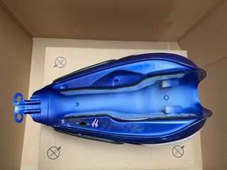 Triumph Bonneville fuel tank white/blue T2400380-JM-thumb-1